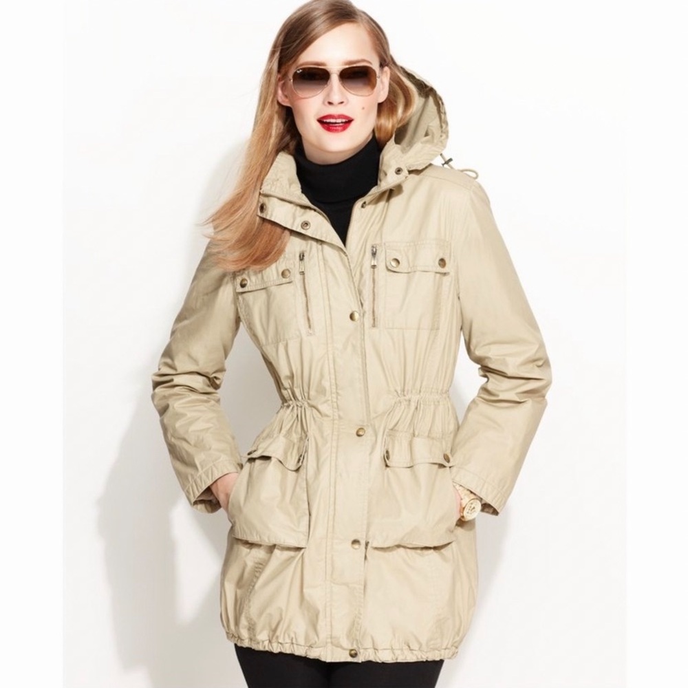 Michael Kors Beige Utility Jacket